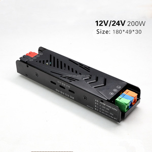 DC <strong>12</strong> <strong>Volt</strong> 200W <strong>LED</strong> Driver Push Connecting Dial Switch with Dimming Slow Start SMPS Switching Power Supply - Product Image 2