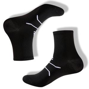 Bahar ve yaz erkek ve kadın maraton profesyonel koşu Fitness dört mevsim sıkıştırma spor çorapları orta çorap - Product Image 1
