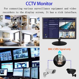 Monitor de cámara de seguridad Elweyoo interfaz multifunción de 20 pulgadas para HDMI AV BNC VGA USB PC entrada CCTV pantalla LCD - Product Image 5