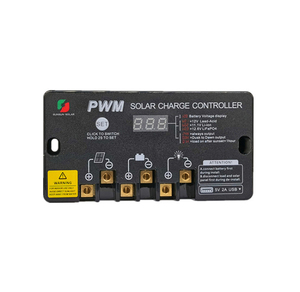 3 batterie Modus Max 4AWG Draht USB Ausgang Manuelle <span class=keywords><strong>PWM</strong></span> Solar Laderegler 20A 12V 24V