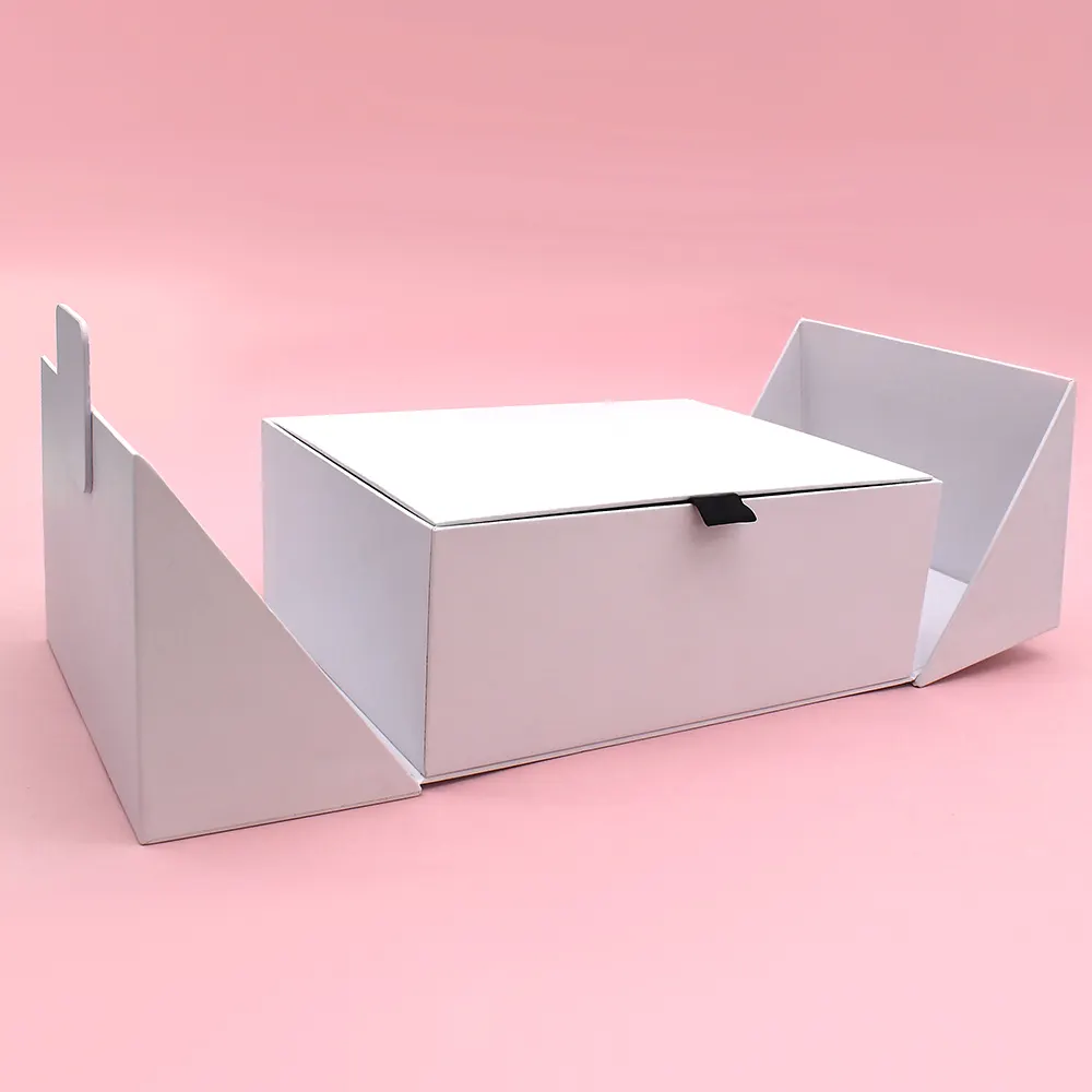 Scatola regalo cioccolato scatola di cibo di lusso scatola di imballaggio oro con inserto/fantasioso biscotto caramelle Bonbon scatole di carta Design personalizzato