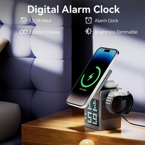 新しい多機能6 in 1磁気ワイヤレス充電器Appleワイヤレス充電と折りたたみ式急速充電に適しています - Product Image 2