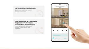 Xiaomi-Cámara inteligente dual C300, sensor CMOS de red PoE para interiores, detección facial de movimiento, micrófono integrado, tarjeta de memoria PTZ, almacenamiento Micro SD - Product Image 6