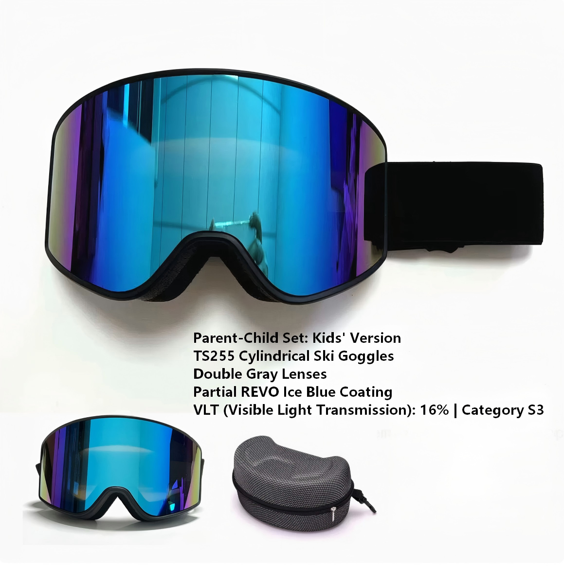 Kids - REVO Ice Blue (EVA Box in Cloth Bag)