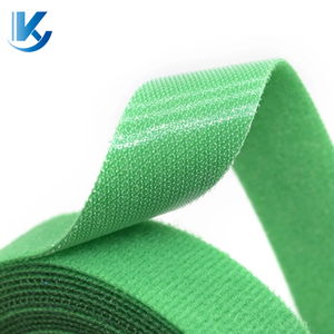Cierre autoadhesivo de Correa y gancho de nailon elástico de Color personalizado con parches de Velcro cinta de bucle de gancho de colores pegajosos - Product Image 3