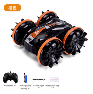 Ferngesteuerter Panzer für Kinder, Spielzeugauto mit Beleuchtung, Stunt-Rollen, inklusive Ladegerät - Product Image 5