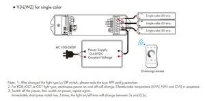 Controlador LED de 3 canales igbee 3,0, 3 en 1 regulador de intensidad, convertidor de empuje DIM - Product Image 3