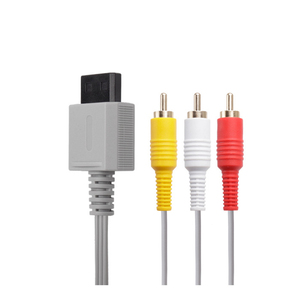 สายเคเบิลคอมโพเนนต์1.8ม. สาย AV คอมโพสิต3 RCA สำหรับ nintend wiis สายสัญญาณ480P AV เอาต์พุตสำหรับ wiis - Product Image 3