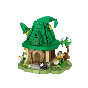 CACO D012 Fairy <strong>Tale</strong> Tree House New Small Particle Assembled <strong>Toy</strong> Kids' Building Block Gift Plastic Model - Product Image 5