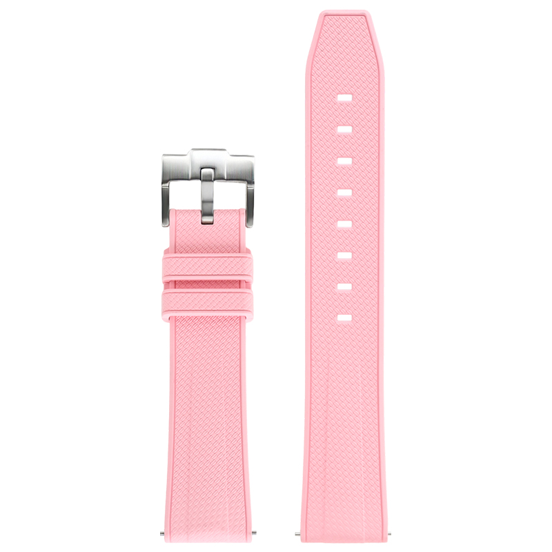 Rose + boucle argentée