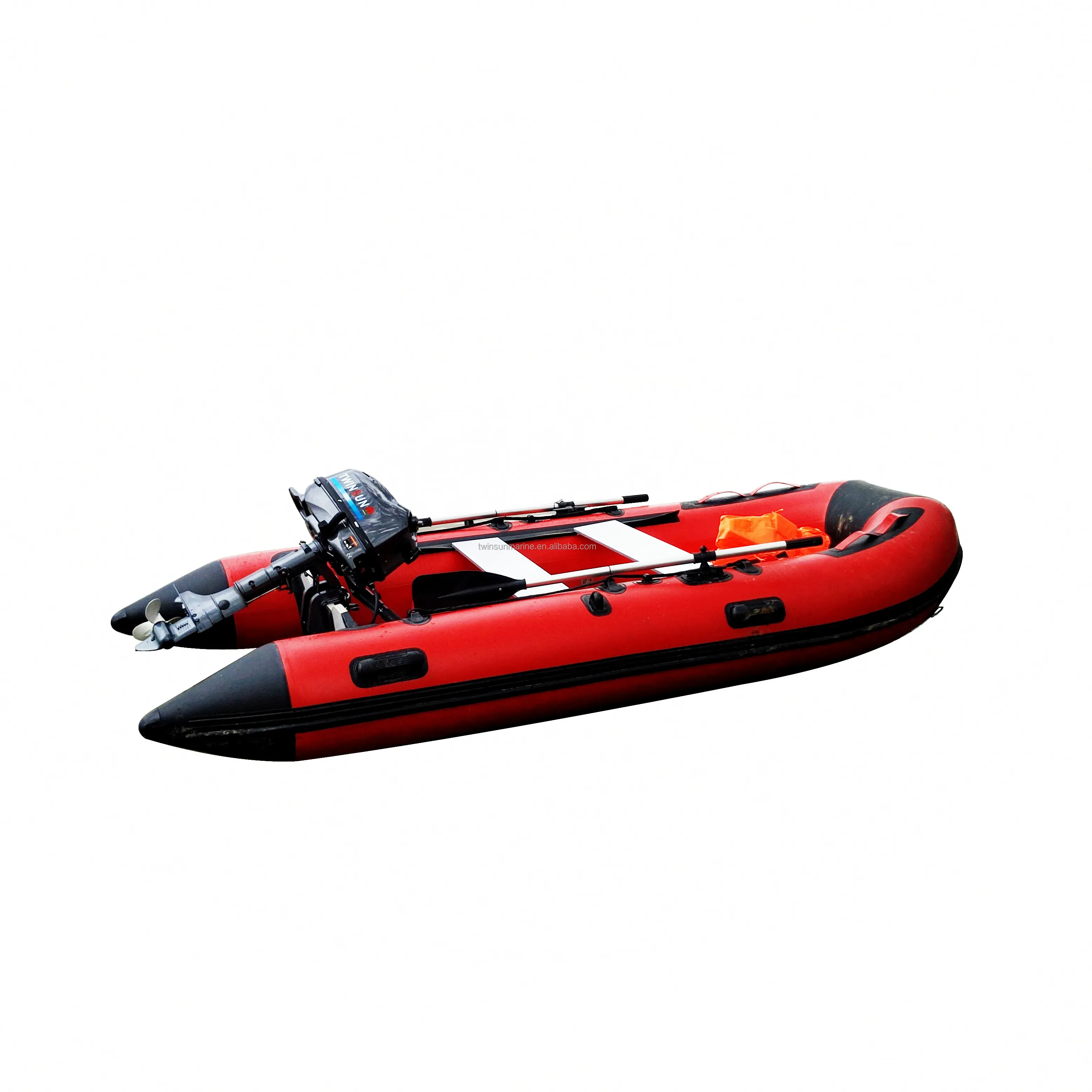 OEM PVC Inflatable Rowing Boats Aluminium Floor Dinghy 1.5 M----8M Fishing Boats
