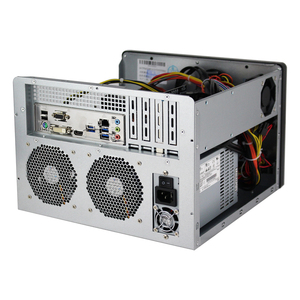 8 vassoi HDD intercambiabili a caldo utilizzano Desktop custodia per Computer vuota fai-da-te custodia per PC rete di archiviazione collegata Server Chassis Home nero - Product Image 4
