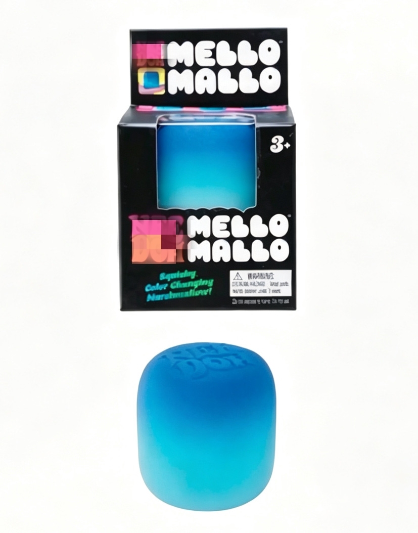 La barbe à papa devient progressivement bleue