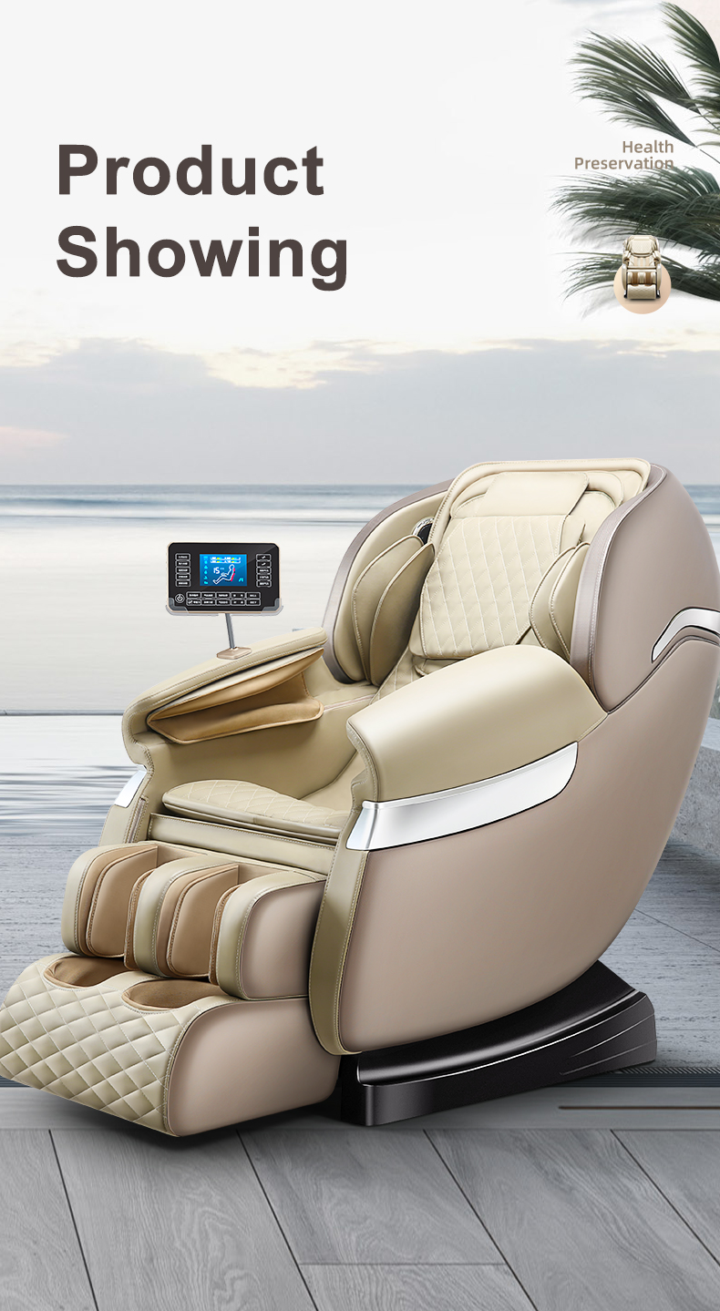 Jare 7688 Cheap Price Electric 4D Zero Gravity Heating Vibration SL-Track Blue-Tooth Factory Hot Sales Full Body Massage Chair
