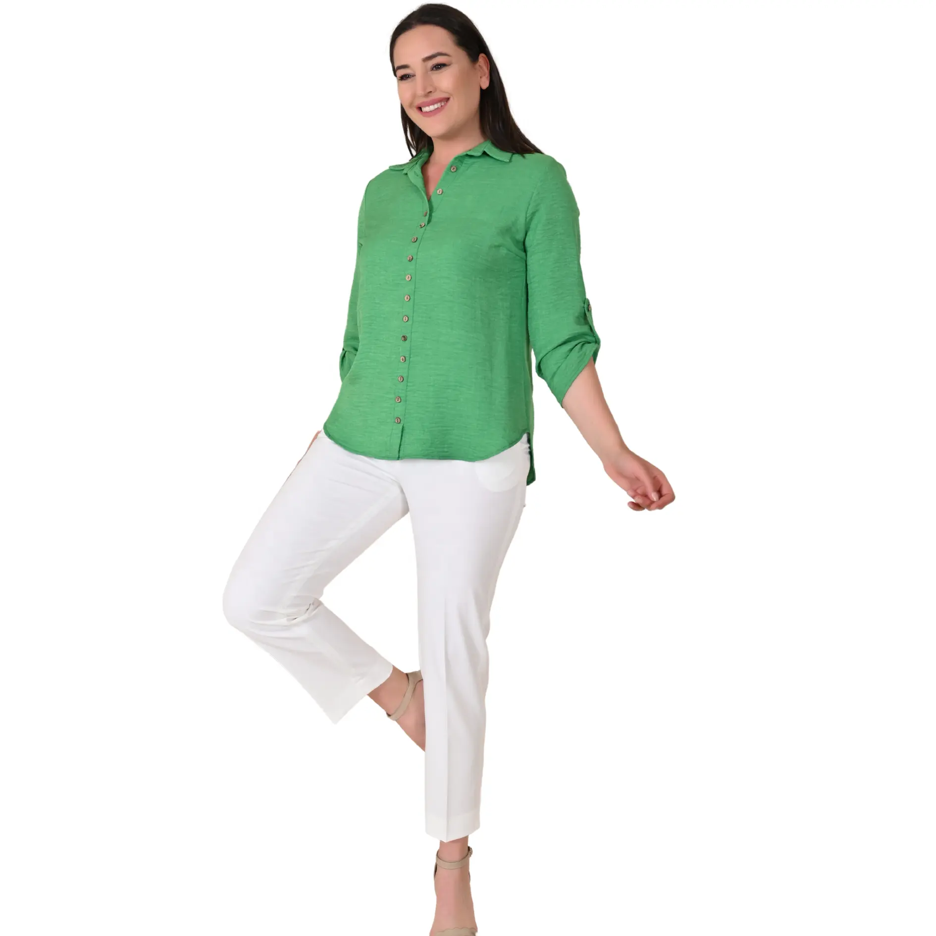 Frauen Sommer Bluse Plus Size Elegante Langarm V-Ausschnitt Frau Casual Big Plus Size 3XL 4XL 5XL Shirts Tops und Blusen