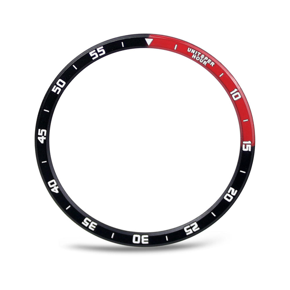 40mm-Time noir rouge