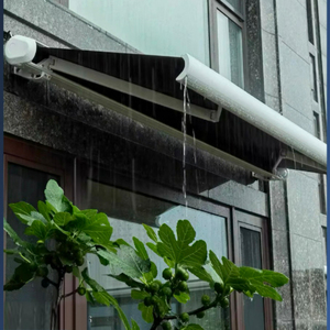 Kırmızı açık veranda güneşlik pencere gölgelik file su geçirmez tente geri çekilebilir güneş koruma açık gölge yelken güneş gölge - Product Image 2
