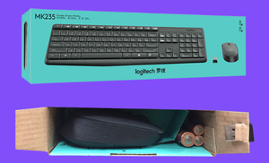 Nuevo teclado y ratón inalámbricos Logitech Mk345 originales, conjunto de teclado y ratón inalámbricos de 2,4 Ghz para ordenador de escritorio