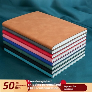 B5 Softcover <strong>Notebook</strong> for Work Study Meeting Record Book New Simple Foreign Trade Diary Journal A3 A5/A6 Leather for School Use - Product Image 5