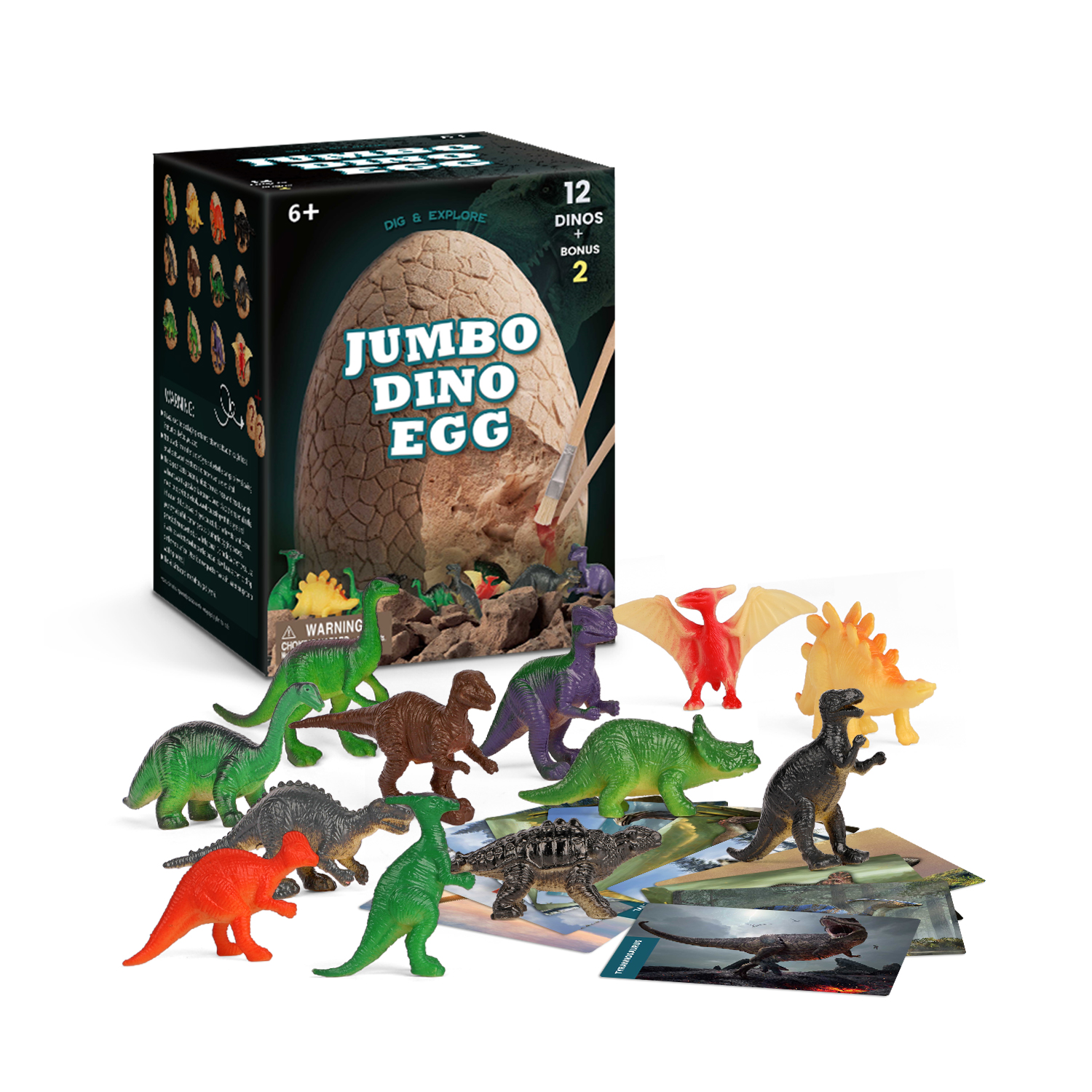 Kit de fouilles d'oeufs Jumbo Dino