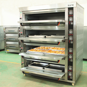 Commercial Flour Layer 4 <strong>Deck</strong> Electric Special <strong>Bakers</strong> Pizza Bread Industrial Bakery <strong>Oven</strong> Guangzhou 4 <strong>Deck</strong> 12 16 Trays Gas <strong>Ovens</strong> - Product Image 1
