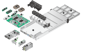 2298 V5 Cloud Storage Big Data virtualizzazione Storage Rack Server 2U 2 Server Socket con Intel Xeon 4210R - Product Image 6