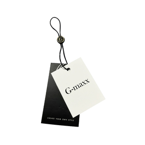 2024 <strong>High</strong> <strong>Quality</strong> Custom Design Printing logo Garment Paper hang Tag <strong>String</strong> Labels - Product Image 1