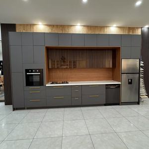 キッチン家具キッチンキャビネットモダンシンプル家庭家具キッチンデザインカスタムRtaフラットパック食器棚キッチンキャビネット - Product Image 4