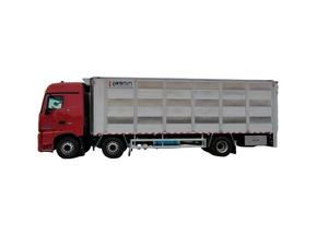 新品6x4家畜家禽輸送トラック中型バン型動物鶏豚輸送車両Yuchaiエンジンフェンスカーゴ