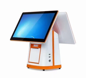 Двойной монитор pos устройство windows 10 IOT Система Ресторан pos машина ПК