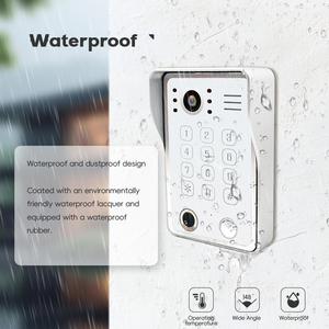High Quality <strong>TCP</strong>/<strong>IP</strong> <strong>Video</strong> <strong>Intercom</strong> Doorbell <strong>System</strong> with 10.1 Inch Indoor Monitor and FIngerprint Outdoor Unit Unlock for Villa