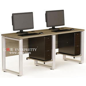 Langlebiges Design Holz schule Labor möbel Metallrahmen Computer tisch für Lehrer büro mit abschließbarer Schublade - Product Image 2
