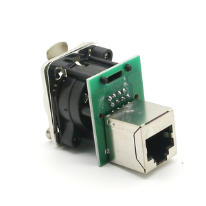 Type D Data Network Panel Adapter Multimedia Engineering Network Socket Black Plastic <strong>RJ45</strong> Adapter - Product Image 4