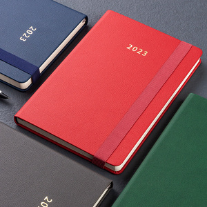 2023 Pu Lederen Harde Hoes A5 Planner Dagelijks Wekelijks Maandelijks Dagboek - Product Image 3