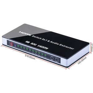 Interruptor HDMI 5 en 1 ARC audio 5,1 extractor 4K HDMI a HDMI y convertidor Extractor de audio - Product Image 2