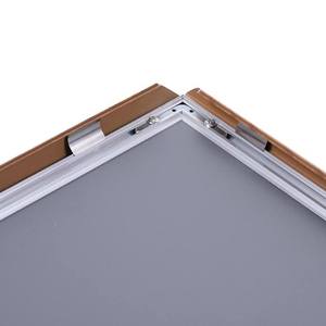 海报架广告架电梯挂墙A3相框定制铝合金长方形壁挂式 - Product Image 3