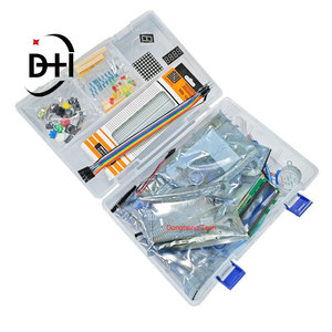 Starter Kit per UNO studente R3 apprendimento scheda di sviluppo moduli elettronici Breadboard LCD 1602 per Arduino fai da te