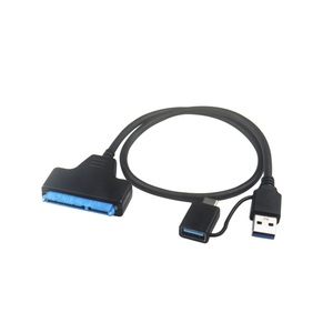 SATA to <strong>USB</strong> Cable 2 in 1 <strong>USB</strong> 3.0 Type-C to SATA III Adapter for 2.5 Inch SSD HDD Hard Disk Drive Adapter - Product Image 4