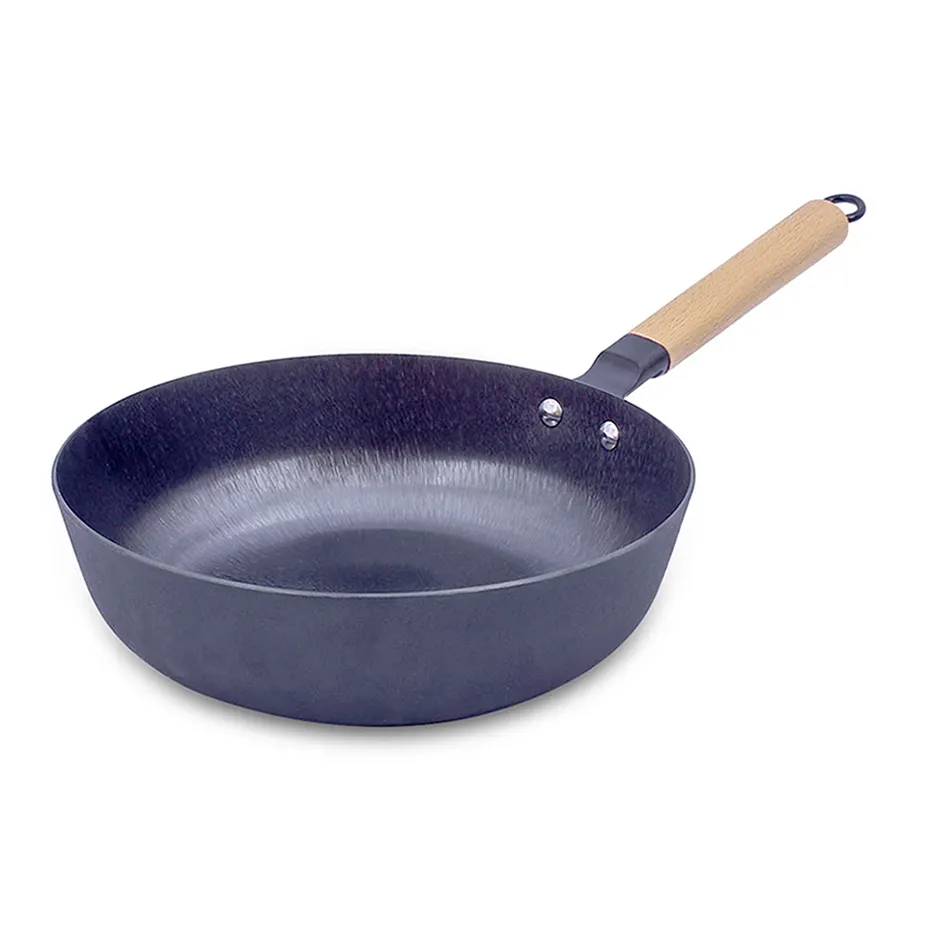Nonstick Cast Iron Frying Pans and Wok Pan of Cookware Sets
