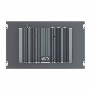 Nuevo diseño Industrial panel táctil integrado PC panel frontal impermeable IP67 con sistema win CE