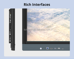 4K Android/window OPS 100 pollici interattivo Smart board Multi Touch ghiaione interattivo Whiteboard Computer per l'istruzione - Product Image 4