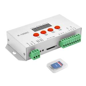 Controller Pixel LED K-1000C originale ws2812 K1000C SPI 2048 Pixel programmabile DMX DMX512 ws2811 scheda SD Pixel Controller LED - Product Image 1