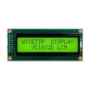 Wisetip vendita diretta della fabbrica VC16X2D carattere modulo LCD con ST7066 soluzione di visualizzazione Display composto da pannello LCD di alta qualità - Product Image 1