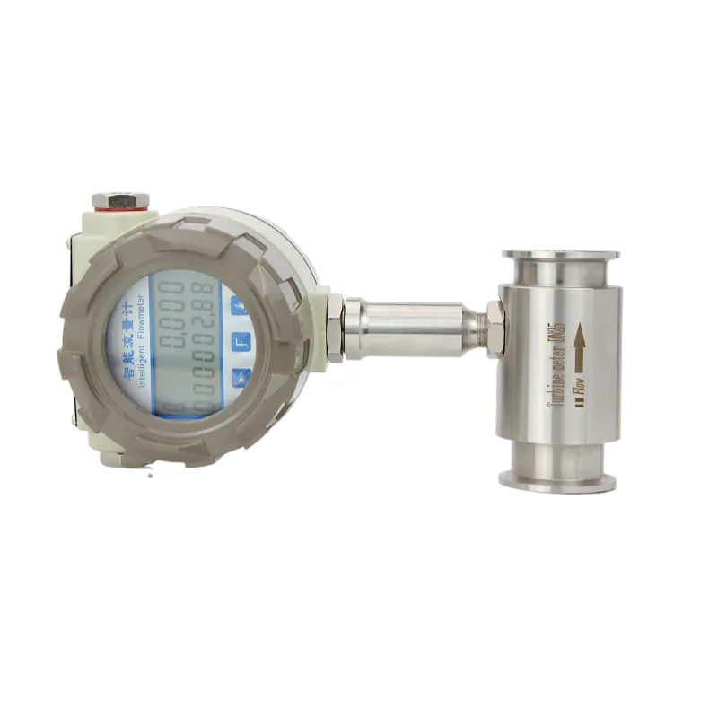 RS485 4-20ma Hydrogen Air Nitrogen Rare Gas Turbine Flow Meter