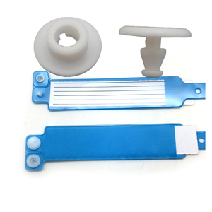 高品质塑料腕带，带扣设计两部分挂绳手镯按扣 - Product Image 5