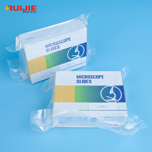 Portaobjetos de microscopio esmerilado de vidrio 7105 de uso de laboratorio de alta calidad - Product Image 2