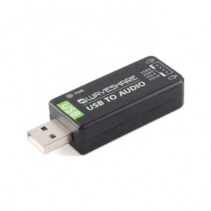 USB Sound Card Driver-Free Adapter for <strong>Raspberry</strong> <strong>Pi</strong> 3B Plus 4B Jetson Nano 8GB-Free <strong>Audio</strong> USB to