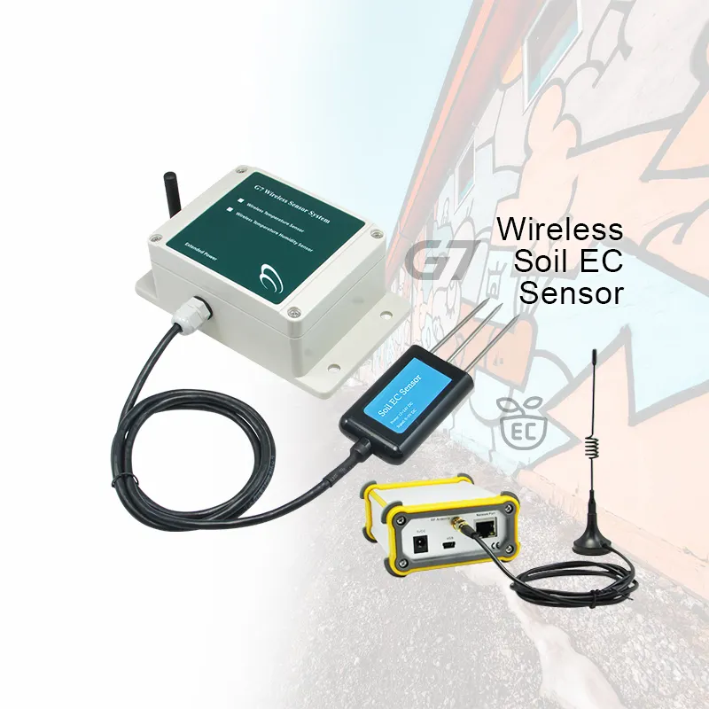 Draadloze 0-10V Uitgang Analoge Ec Bodem Sensor Smart Landbouw Sensoren Bodem Test Apparatuur