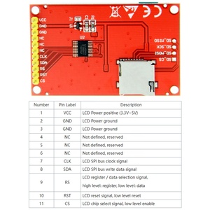 DIYmalls 1,8 "Zoll TFT LCD-Bildschirm modul SPI 128x160 ST7735S 5V/3,3 V mit Kartens teck platz 11-polig für Arduino 2560
