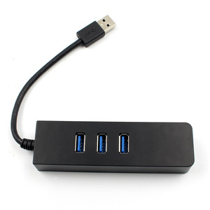 Hub USB con cavo RJ45, 3 porte USB 3.0 Hub per RJ45 scheda di rete per PC, Mac, Computer portatile - Product Image 4